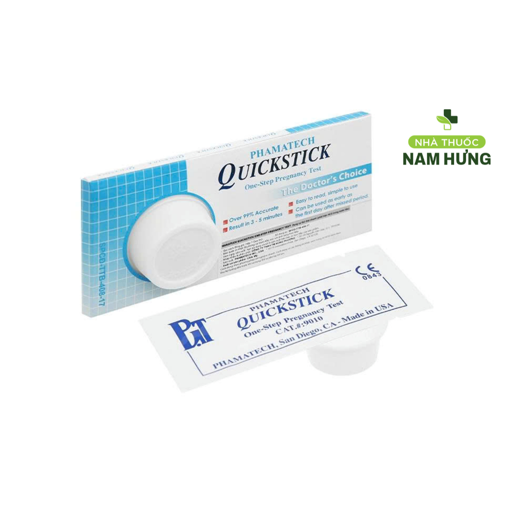 Que thử thai Quickstick One-step Pregnancy Test  (hộp 1 cái)