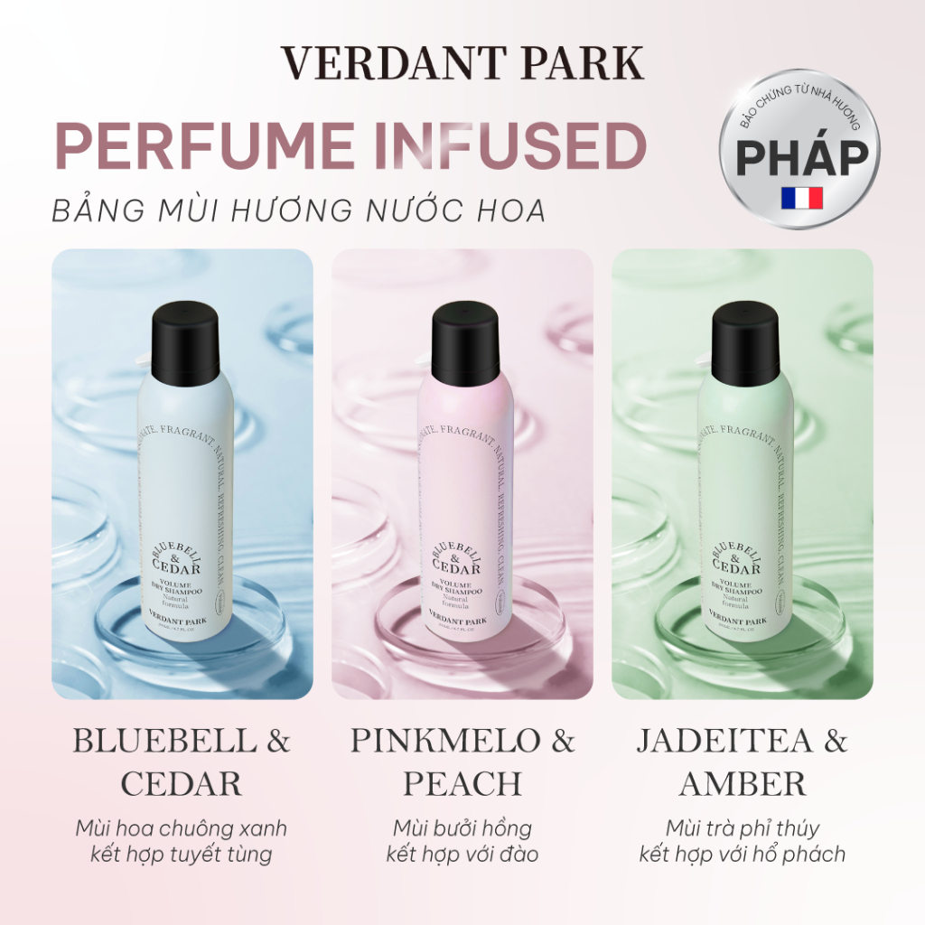 |LIVESTREAM| Combo 2 chai xịt dưỡng gel tạo kiểu giữ nếp tóc VERDANT PARK xịt khô phồng tóc lotion kiềm dầu Verdantpark | BigBuy360 - bigbuy360.vn