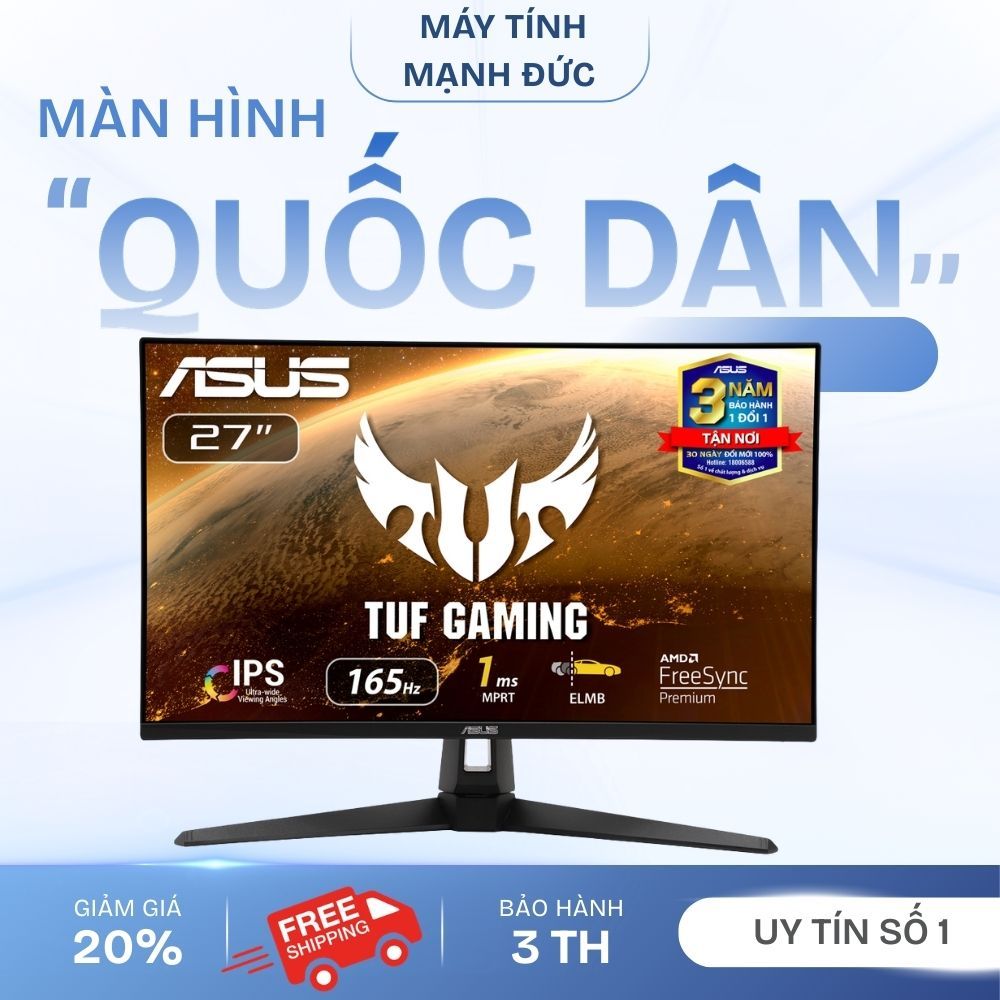 Màn hình Asus VG249Q3R 24” IPS 180Hz, màn hình gaming 180Hz 1ms