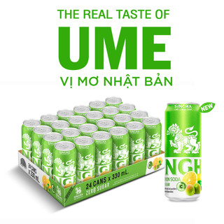 Nước soda SINGHA chanh UME ( Vị Mơ Nhật Bản )
