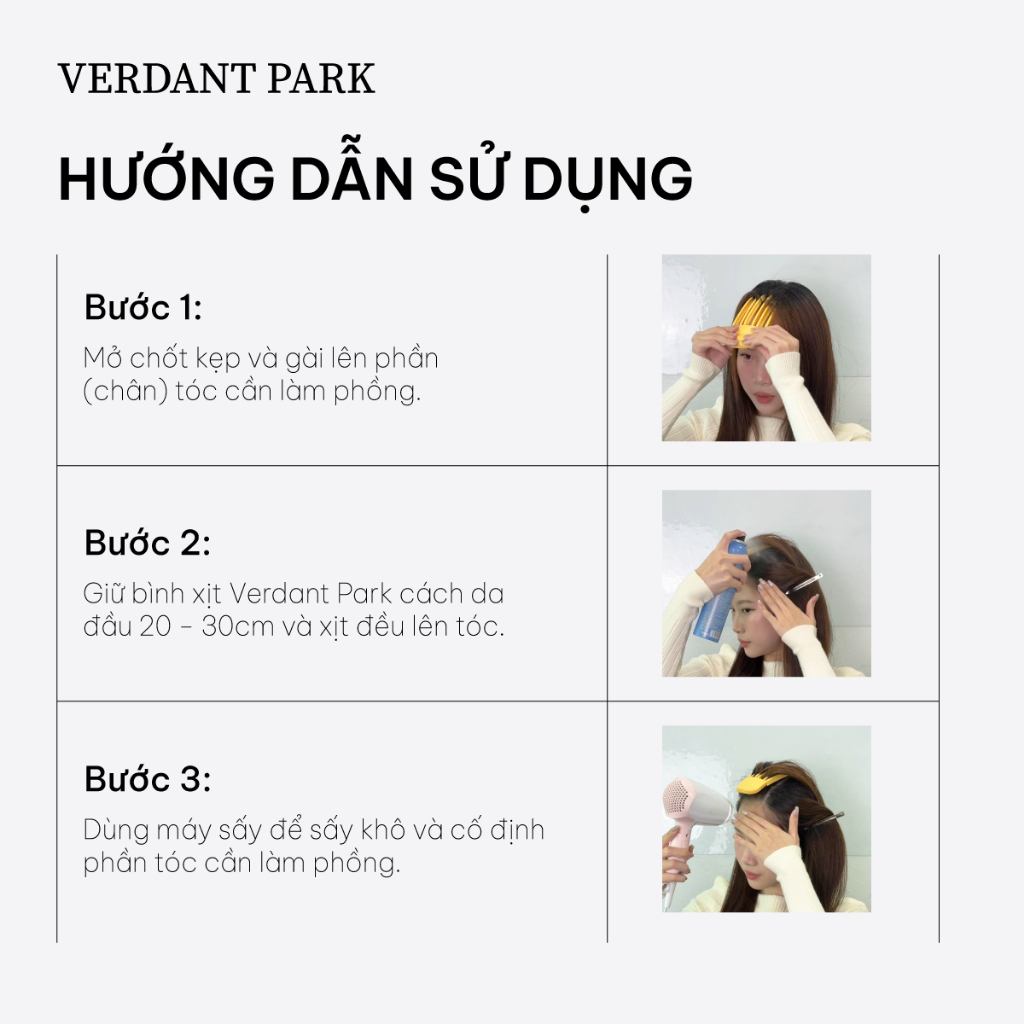 Xịt dưỡng giữ phồng tóc VERDANT PARK gel tạo kiểu tóc lâu bết giữ nếp tóc Caviar Oil & Collagen Spray Verdantpark VDPK22 | BigBuy360 - bigbuy360.vn
