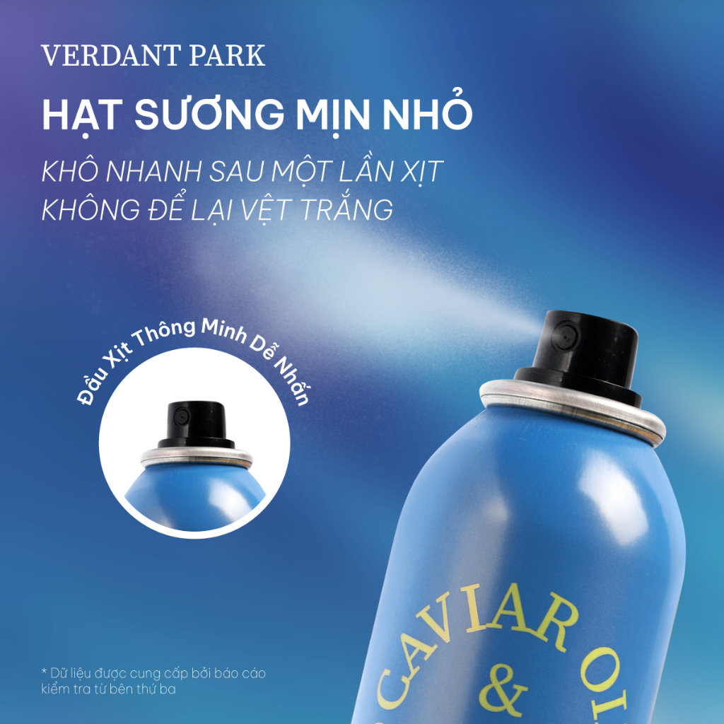 Xịt dưỡng giữ phồng tóc VERDANT PARK gel tạo kiểu tóc lâu bết giữ nếp tóc Caviar Oil & Collagen Spray Verdantpark VDPK22 | BigBuy360 - bigbuy360.vn