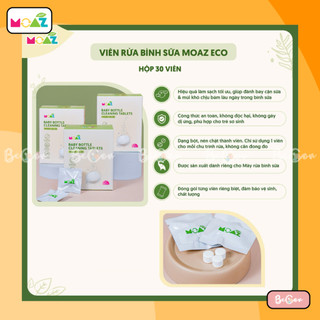 Viên rửa bình sữa MOAZ ECO (Hộp 30 viên)