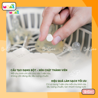 Viên rửa bình sữa MOAZ ECO (Hộp 30 viên)