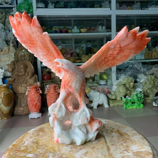 Chim Đại Bàng Đá Đúc 30.5cm – Trang Trí Phong Thủy, Tượng Đại Bàng Uy Nghi, Quyền Lực Bày Bàn Làm Việc, Phòng Khách