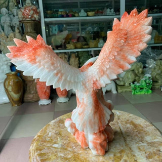 Chim Đại Bàng Đá Đúc 30.5cm – Trang Trí Phong Thủy, Tượng Đại Bàng Uy Nghi, Quyền Lực Bày Bàn Làm Việc, Phòng Khách