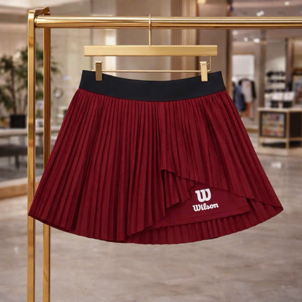 Chân Váy Pickleball Nữ Xếp Ly CV62 Chất Thun Mềm Co Giãn, Váy Thể Thao Có Quần Bên Trong, Thoáng Mát