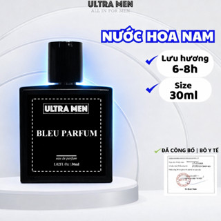 Nước Hoa Nam Ultra Men Bleu Parfum 30ml Hương Thơm Tươi Mát Sang Trọng