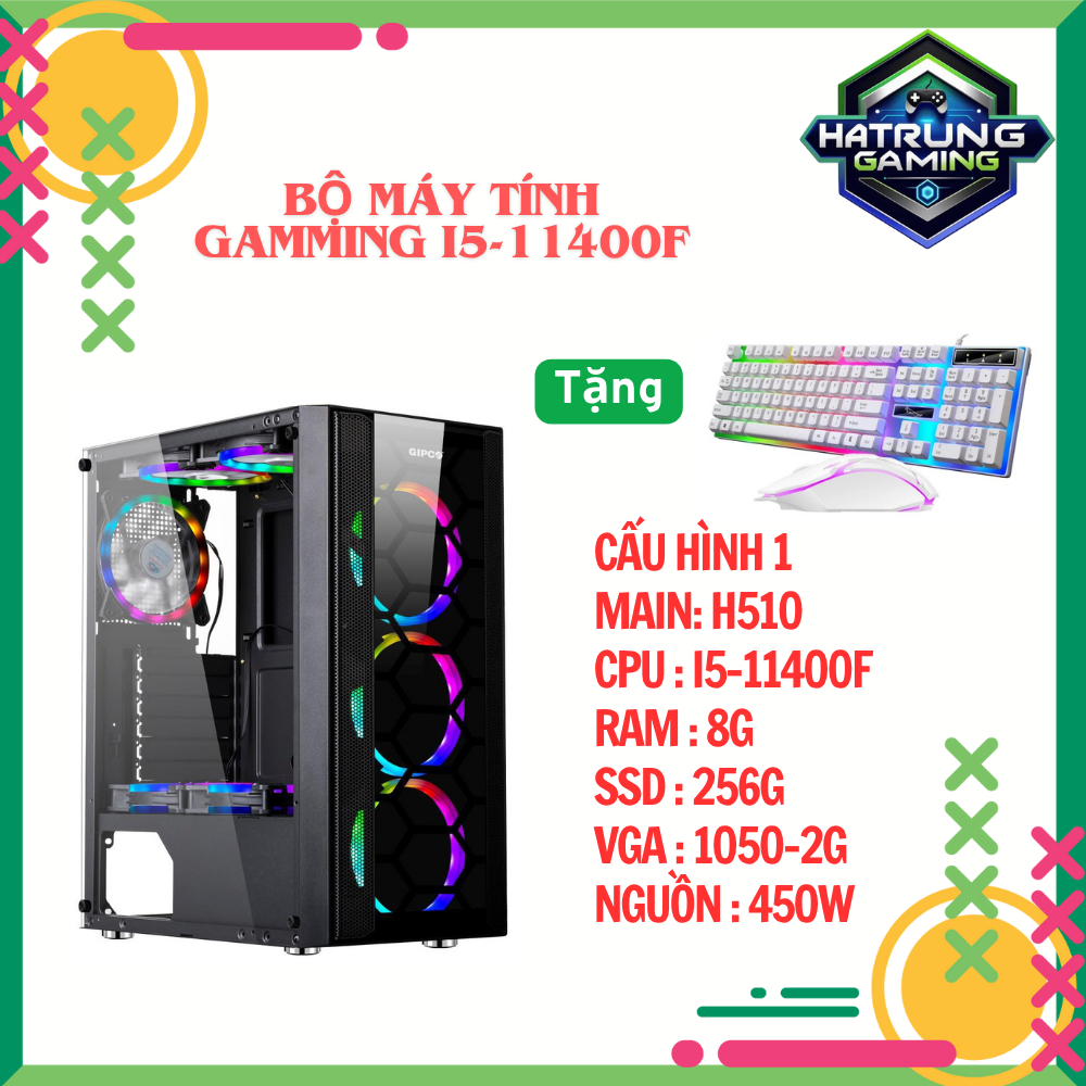 Bộ Máy Tính Gaming i5-11400F Hàng Quốc Dân