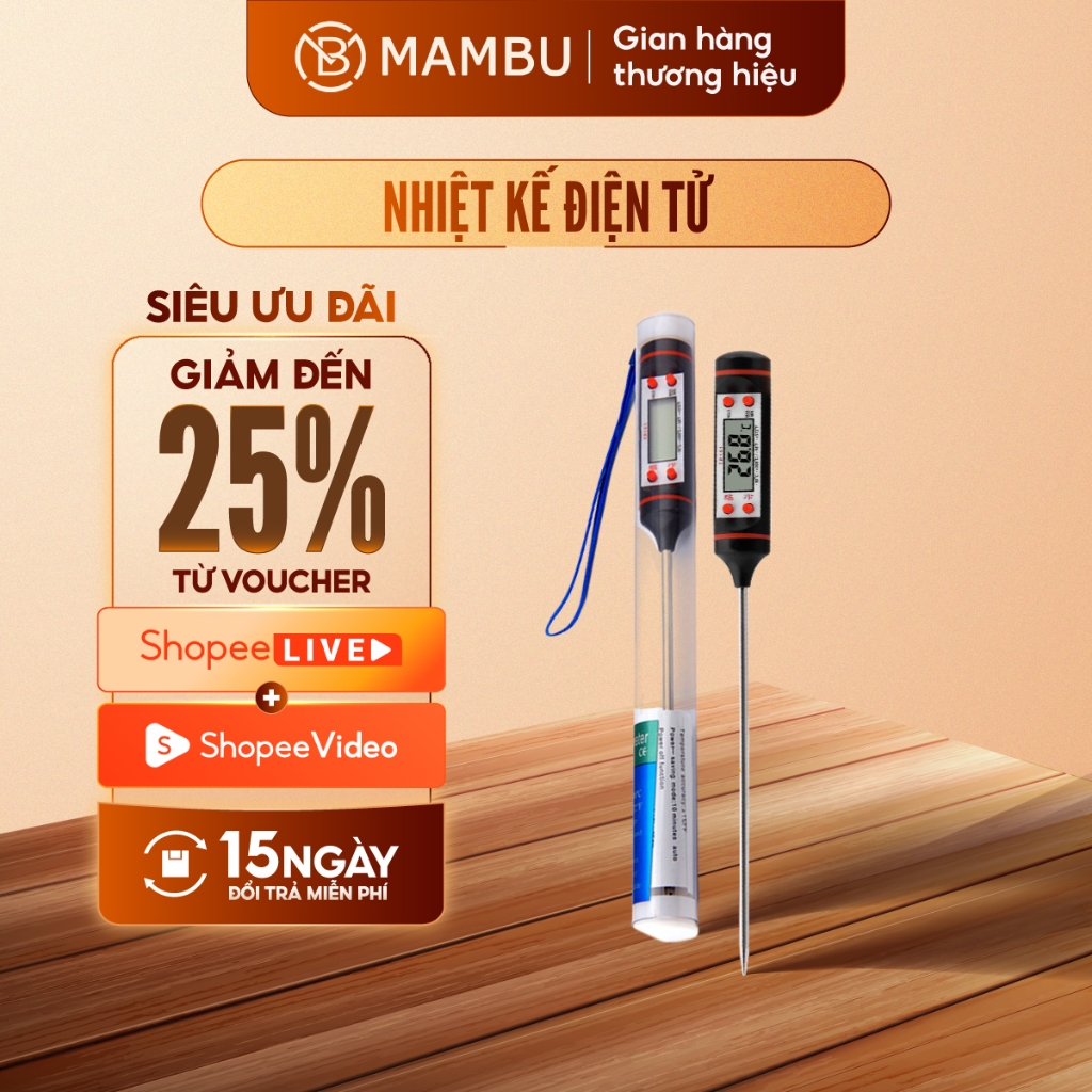 Sỉ - Nhiệt Kế Điện Tử - Nhiệt Kế Đo Nước - Dụng Cụ Máy Móc Pha Chế