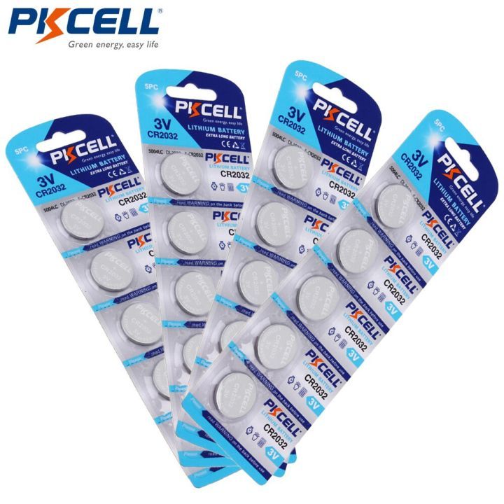 Pin CMOS PKCELL/ LANEN/ PANA CR2032 Lithium 3V ( 1 vỉ 5 viên)-CR2032 Lithium Battery 3V- Loại Tốt