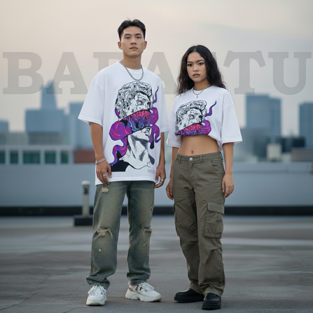 ÁO THUN BOXY BABASTU – STREETWEAR CAO CẤP 300GSM cotton 2 chiều form rộng unisex – áo thun streetwea