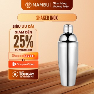 Shaker inox 350ml , 550ml , 700ml - Bình lắc inox pha chế - Pha chế rượu, cà phê, cocktail - Thiết bị trà chanh trà sữa