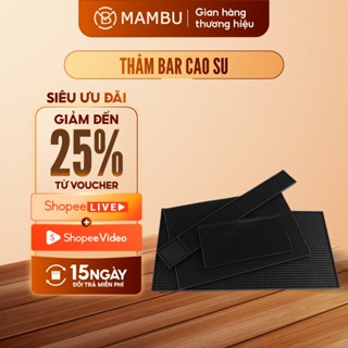 [Sỉ] Thảm Cao Su Quầy Bar 45x30cm - 60x8cm - 15x30cm - Thiết bị máy móc pha chế
