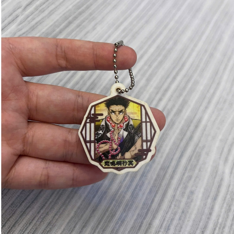 [ New 80% ] Móc Khóa Cao Su Gyomei Himejima Thanh Gươm Diệt Quỷ.