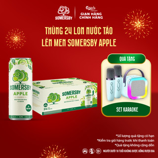 [MỚI] Thùng 24 Lon Nước táo lên men Somersby (320ml/lon) - Độ cồn 3.5%