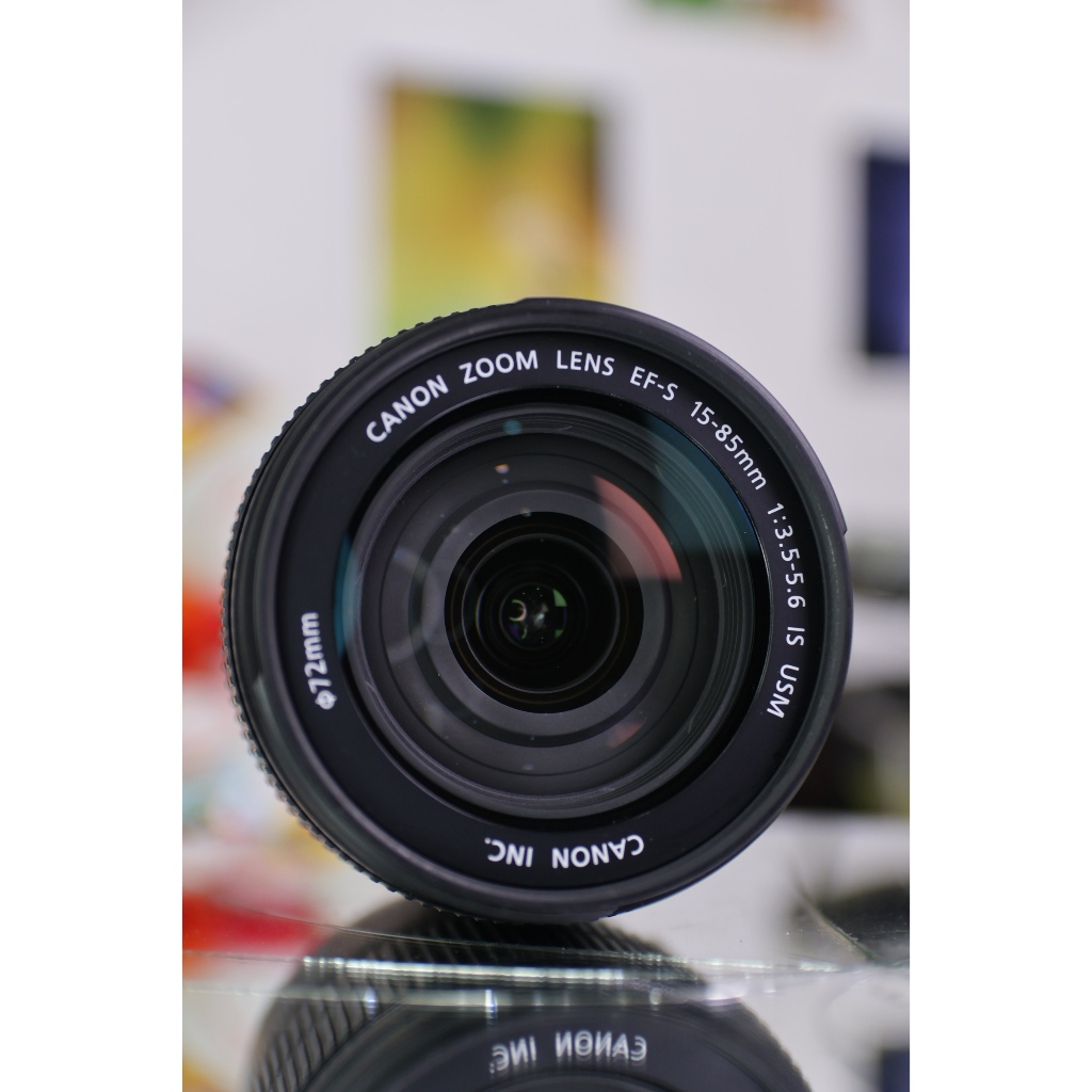 ống kính  Canon EF-S 15-85mm F3.5-5.6 IS USM (Bị mốc - hoạt động tốt) - Ống kính Canon EF
