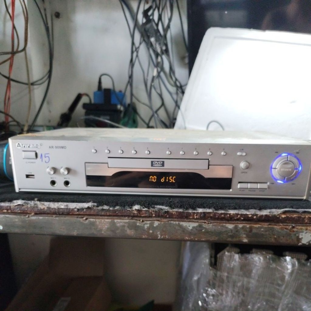 xác hư đầu đĩa CD DVD Arirang Ar-909md karaoke có hình không có tiếng