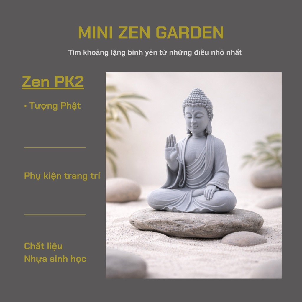 Bộ phụ kiện trang trí vườn thiền mini| Mini Zen Garden Decoration Accessories| Zen Garden Mini Decor