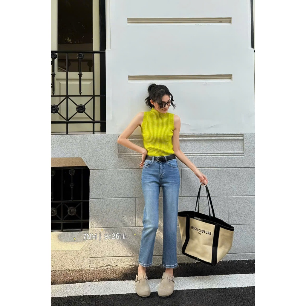 QUẦN JEANS ĐỨNG NẤM  n261 - 7NM