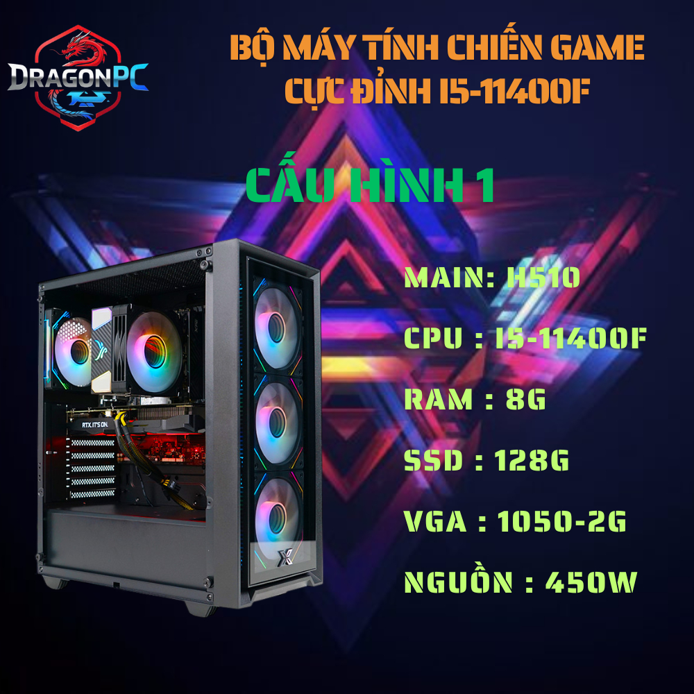 Bộ Máy Tính Game i5-11400F Quốc Dân Một Thời