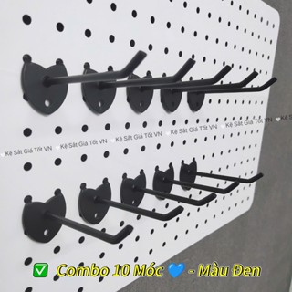 {COMBO} Móc trái tim treo kệ lưng tôn lỗ - Móc treo phụ kiện điện thoại, quần áo