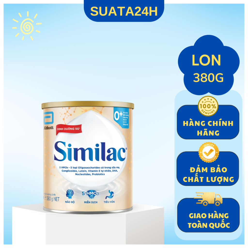 Sữa bột Abbott Similac 5G số 0+ 380g/800g