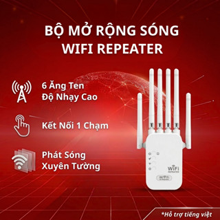 Bộ Wifi Repeate tốc độ cao 300Mbs, mở rộng vùng phủ sóng wifi, xuyên tường, tốc độ ổn định