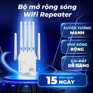 Kích Sóng Wifi 6 Râu Tốc Độ Cao Cải Thiện Tốc Độ Mạng - Bộ Kích Wifi Mở Rộng Vùng Phủ Sóng