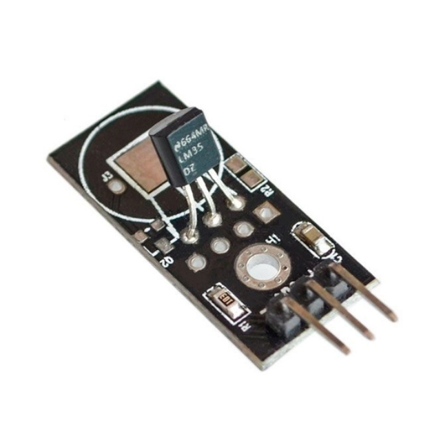 Cảm Biến Nhiệt Độ LM35 Module Analog – Đo Nhiệt Độ Chính Xác Cho Arduino / ESP32 / STM32