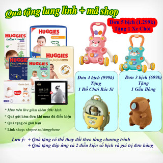 (Hàng chính hãng Công ty - Mẫu mới 2024) Tã Bỉm Huggies Nature Made /Skin perfect /TRÀM TRÀ cao cấp quần/dán NB60/S82