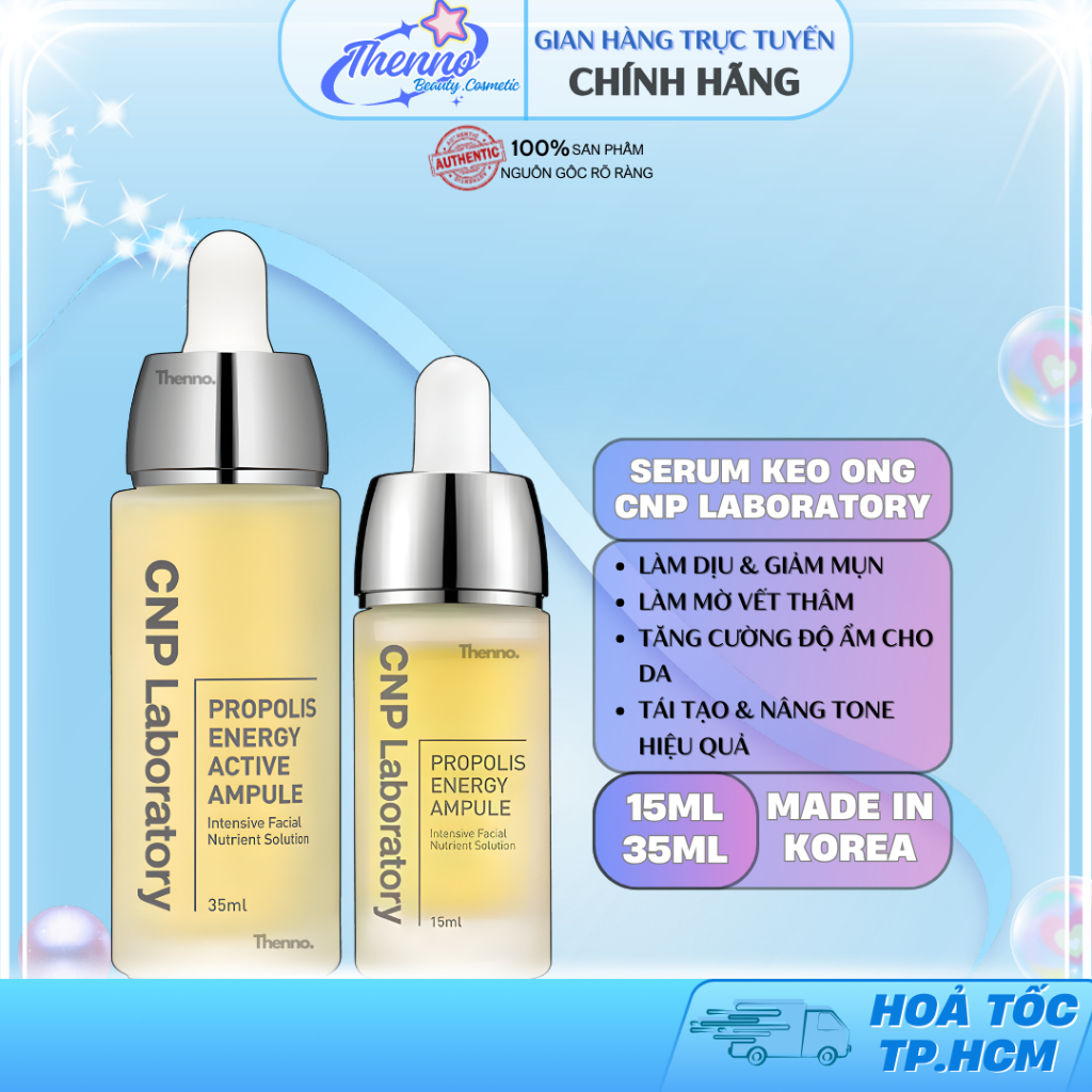 Serum Dưỡng Ẩm & Tái Tạo Phục Hồi Da Keo Ong CNP Laboratory Propolis Energy Ampule 15ml/35ml