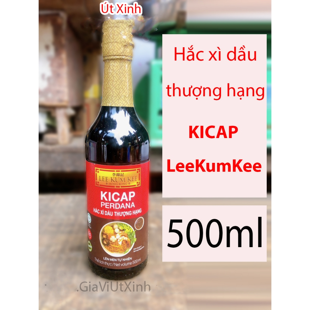 KICAP LEE KUM KEE 500ML-  HẮC XÌ DẦU THƯỢNG HẠNG KICAP PERDANA