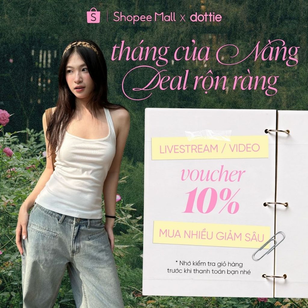 [SUMMER] DOTTIE - Áo thun basic cổ yếm hở lưng - T1174