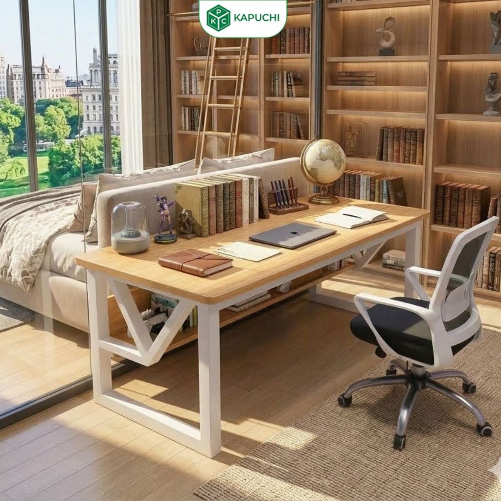 Bàn làm việc phong cách  Gaming khung thép sơn tĩnh điện  hiện đại   - GM68