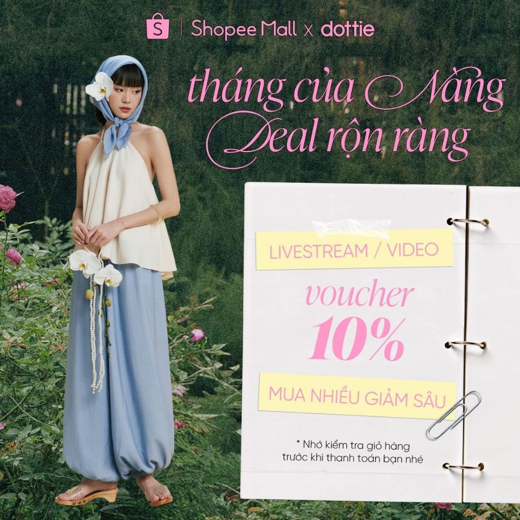 [SUMMER] DOTTIE - Quần bí dài - Q0417