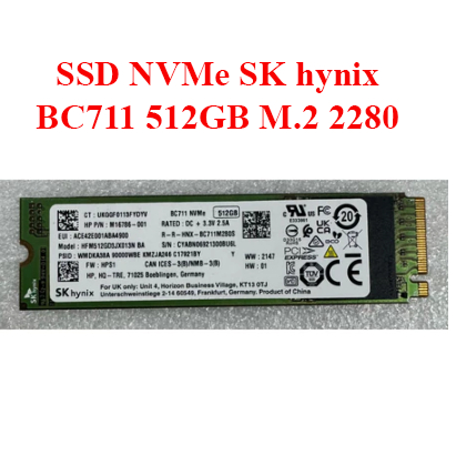 SSD NVMe SK hynix BC711 512GB M.2 2280 PCIe Gen3 – Ổ Cứng Tốc Độ Cao Cho Laptop PC