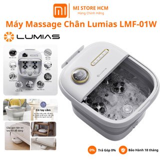 Máy Massage Chân Lumias LMF-01W Gấp Gọn Thông Minh Massage Với Bong Bóng Công Suất 500W