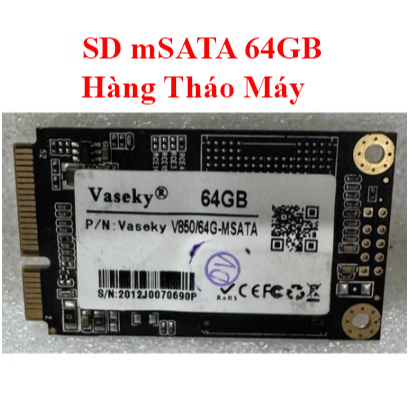 Ổ Cứng SSD mSATA 64GB Mini – Dùng Cho Laptop Cũ, Mini PC, Thiết Bị Công Nghiệp