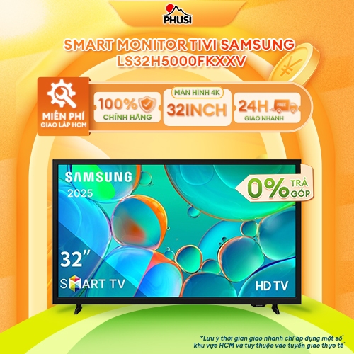 LS32H5000FKXXV [GIAO HÀNG MIỄN PHÍ HCM] Smart Tivi Samsung 32 inch – CHÍNH HÃNG
