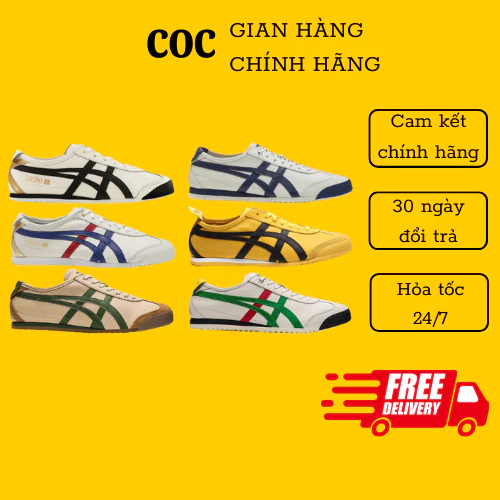 [HÀNG CHÍNH HÃNG] Giày Onitsuka Tiger MEXICO 66. Giày Sneaker Onitsuka Tiger MEXICO 66 Full Màu Full