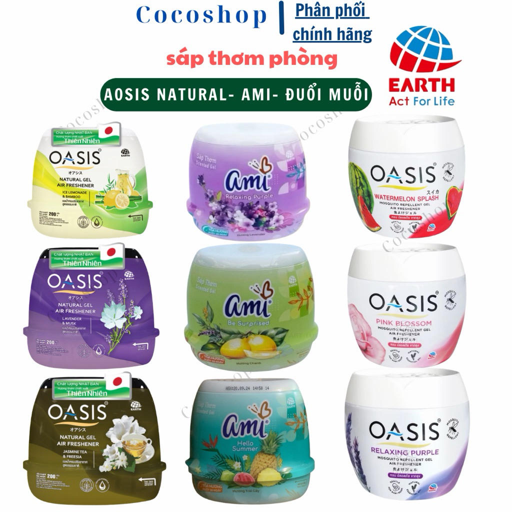 Sáp thơm phòng Ami hộp 200g