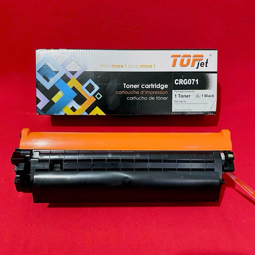 Hộp mực Topjet CGR071 có chíp- Dùng cho máy in Canon 121dn,122dw,271dn,274dn,272dw,275dw