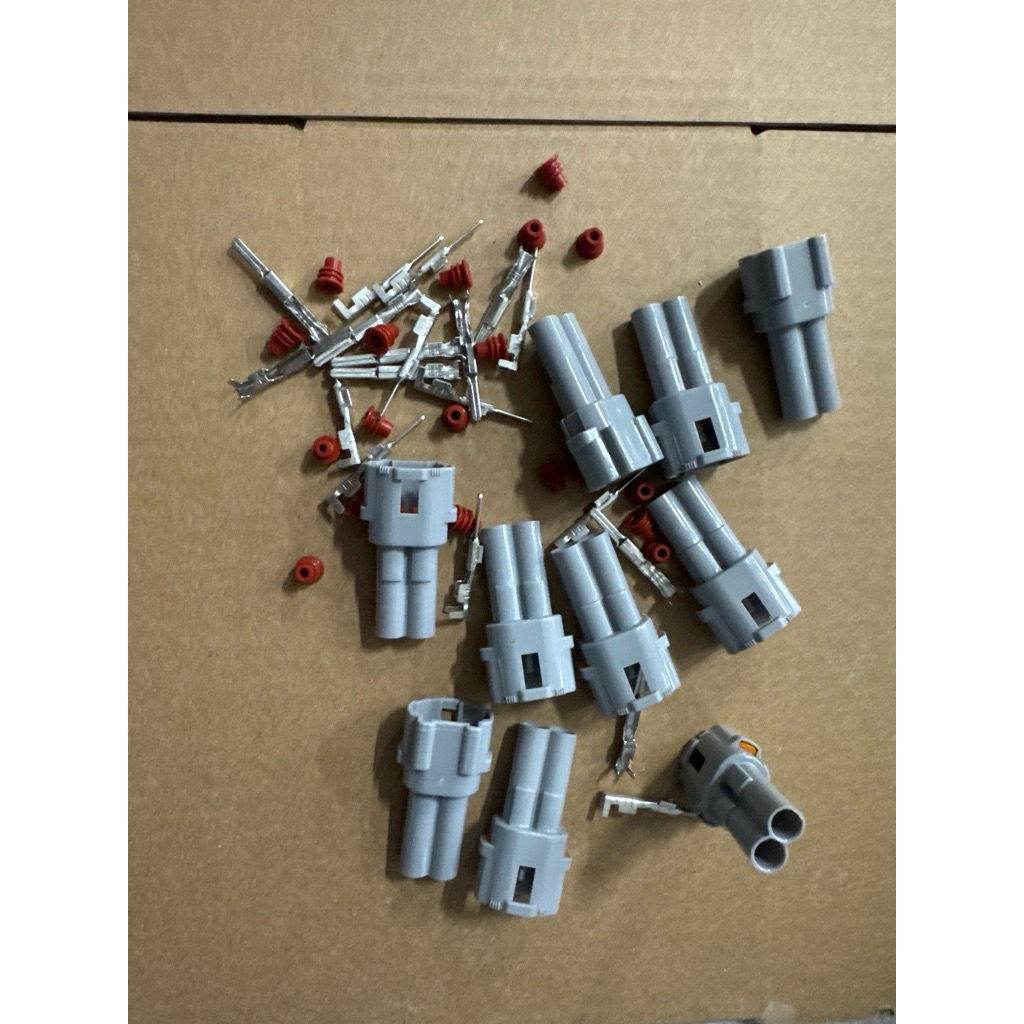 Bộ  Rắc 2p đèn cos X155 cái   ( 10bộ đủ rắc, cos, cao su)