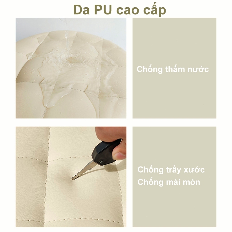 Ghế xoay có bánh xe này là một chiếc ghế thấp thoải mái chống bám bẩn phù hợp cho việc học tập và sử dụng trong gia đình | BigBuy360 - bigbuy360.vn