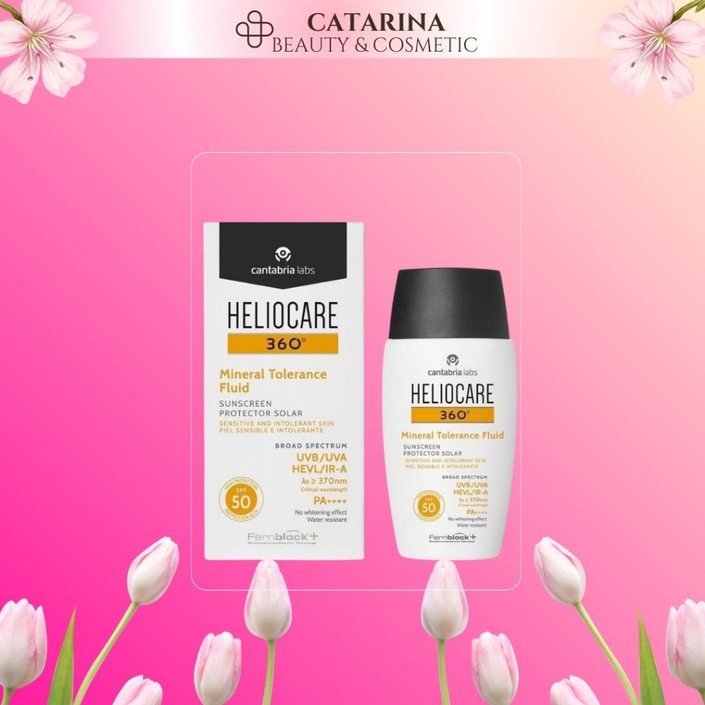 Heliocare 360° Mineral Tolerance Fluid Spf50 | Kem chống nắng thuần vật lý