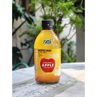 Giấm Táo Detox Organic Aceto Mio có Giấm Cái 500ML