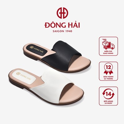 Dép Đế Bằng Nữ Đông Hải Quai Bảng To Cách Điệu - D7729