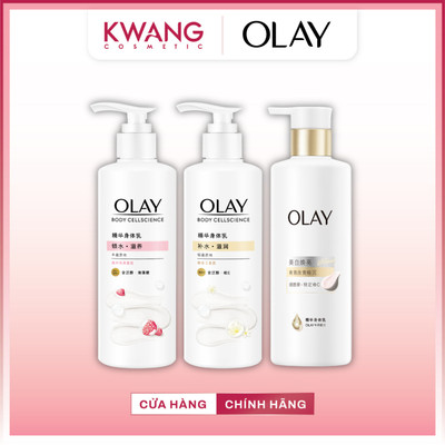 Sữa Dưỡng Thể Olay Body Whitening Ultra B3 Cellscience B5/ Vitamin E/ Niacinamide 5% – Dưỡng Ẩm, Phục Hồi, Sáng Da 260ml