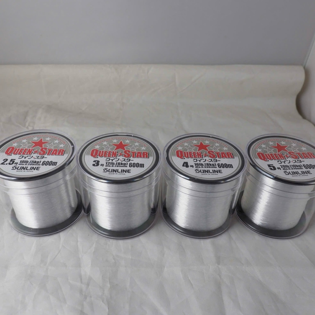 Dây Cước Monofilament Câu Cá SUNLINE QUEEN STAR 600m